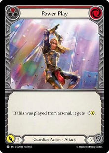 Power Play (Red) (SUP186) - Super Slam Rainbow Foil
