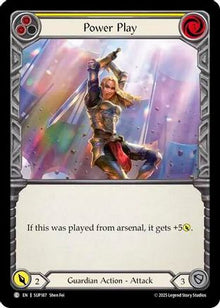 Power Play (Yellow) (SUP187) - Super Slam Rainbow Foil