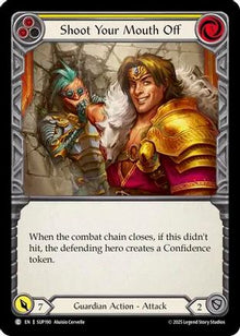 Shoot Your Mouth Off (Yellow) (SUP190) - Super Slam Rainbow Foil