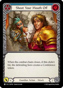 Shoot Your Mouth Off (Blue) (SUP191) - Super Slam Rainbow Foil