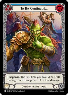To Be Continued... (Extended Art) (SUP208) - Super Slam Cold Foil