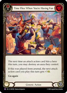 Time Flies When You're Having Fun (SUP220) - Super Slam Rainbow Foil