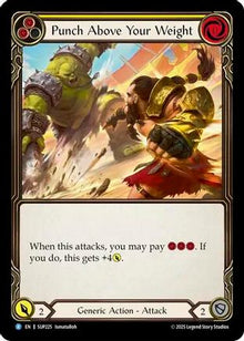 Punch Above Your Weight (Yellow) (SUP225) - Super Slam Rainbow Foil