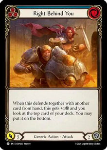 Right Behind You (Blue) (SUP235) - Super Slam Rainbow Foil