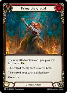Prime the Crowd (Red) (SUP236) - Super Slam Rainbow Foil