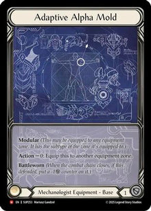 Adaptive Alpha Mold (Extended Art) (SUP253) - Super Slam Cold Foil