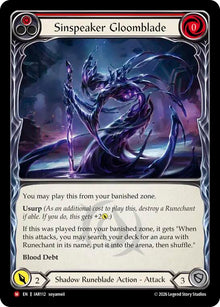 Sinspeaker Gloomblade