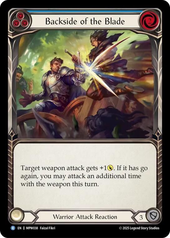 Backside of the Blade (Blue)