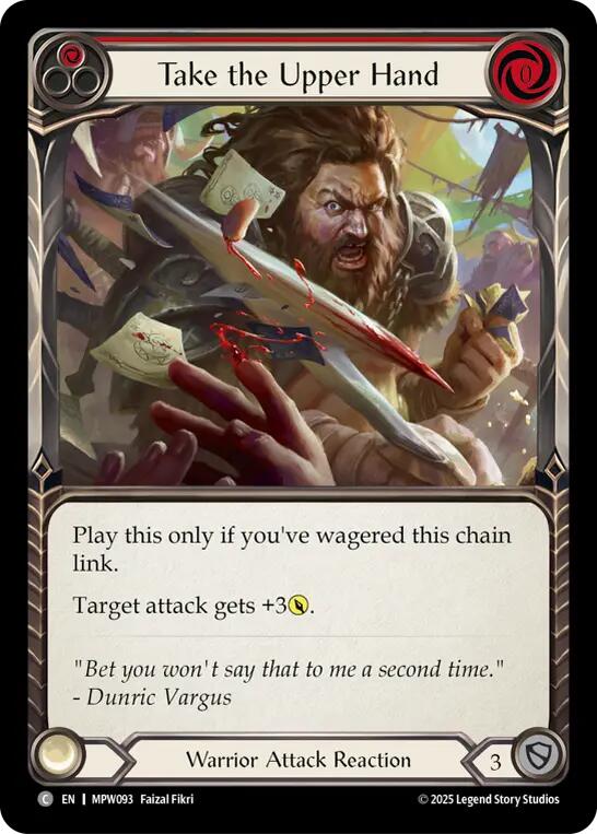 Take the Upper Hand (Red)