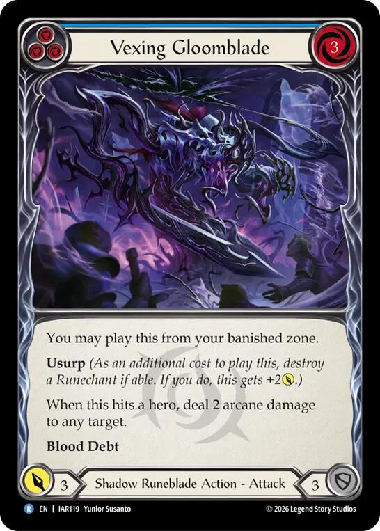 Vexing Gloomblade (Blue)