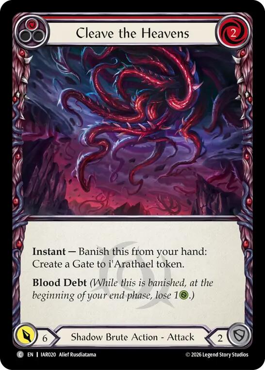 Cleave the Heavens (Red)