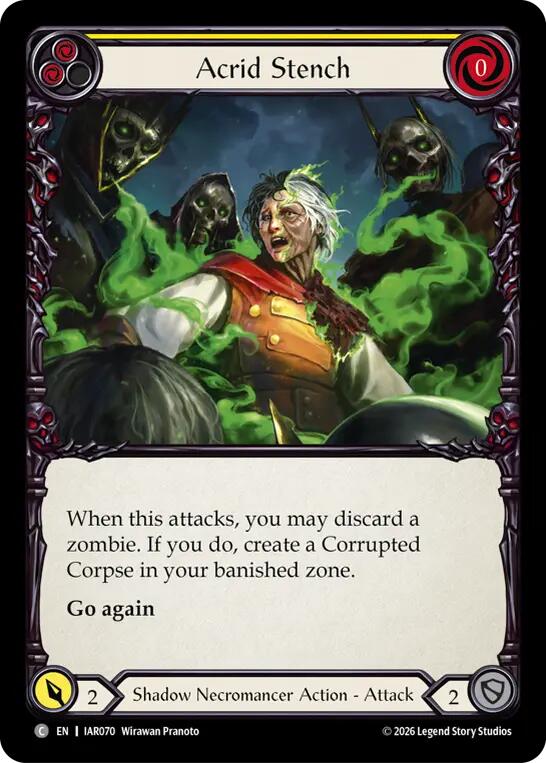 Acrid Stench (Yellow)