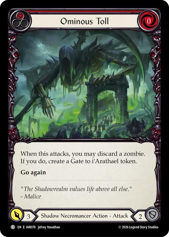 Ominous Toll (Red)