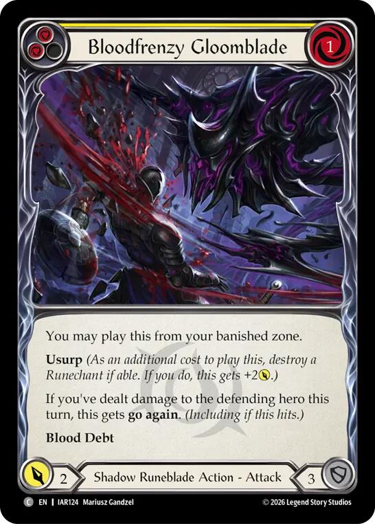 Bloodfrenzy Gloomblade (Yellow)