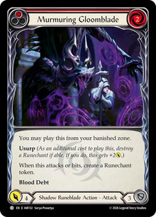 Murmuring Gloomblade (Red)