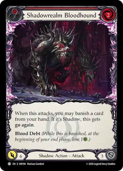 Shadowrealm Bloodhound (Red)