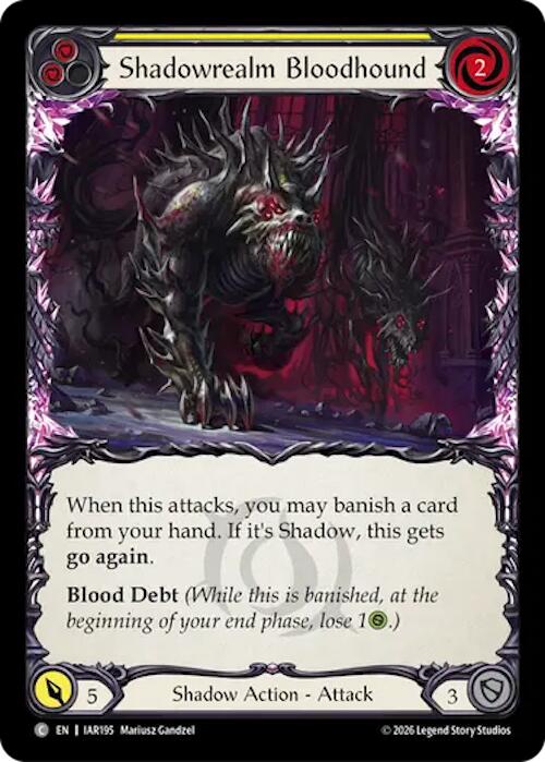 Shadowrealm Bloodhound (Yellow)