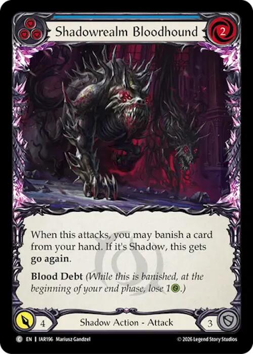 Shadowrealm Bloodhound (Blue)