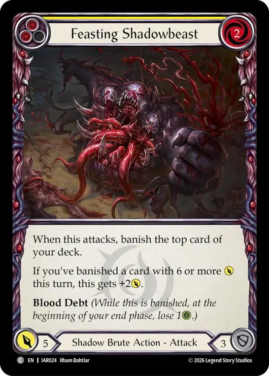 Feasting Shadowbeast (Yellow)