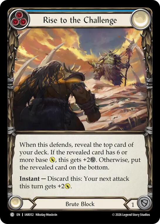 Rise to the Challenge (Blue)