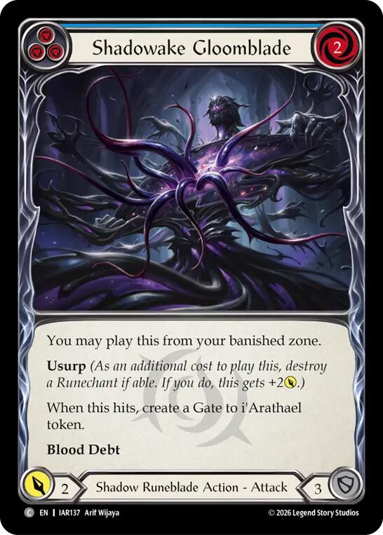 Shadowake Gloomblade (Blue)