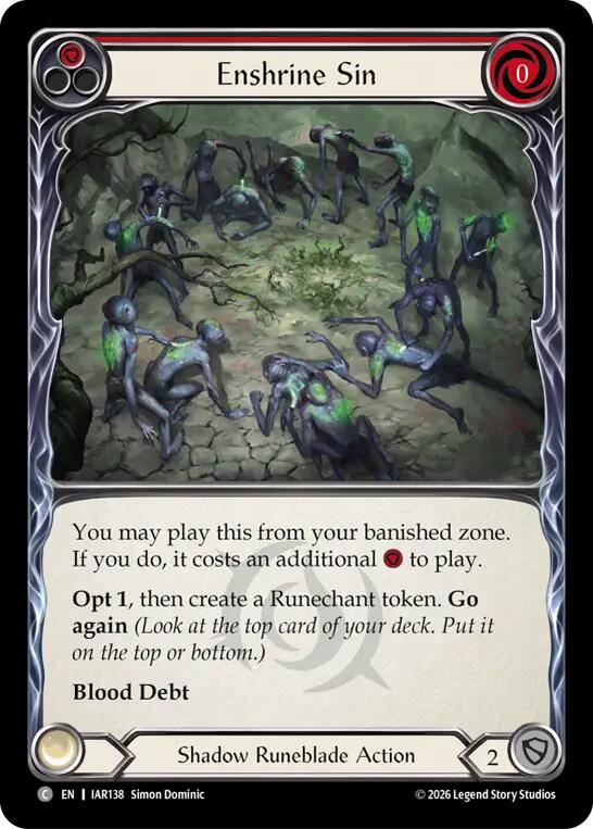 Enshrine Sin (Red)