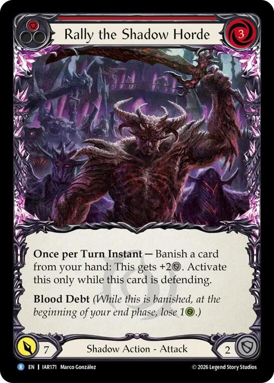 Rally the Shadow Horde (Red)