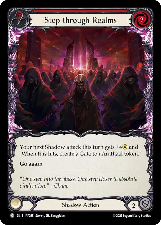 Step through Realms (Red)