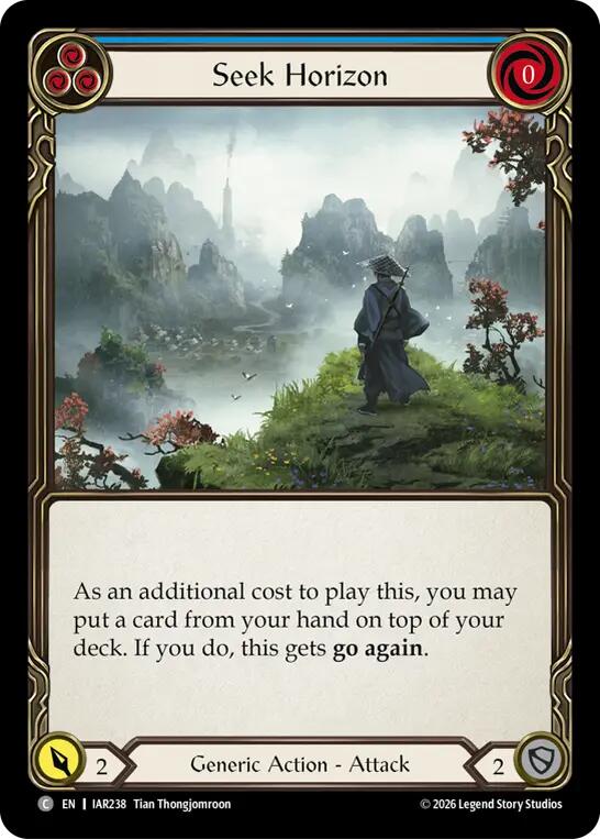 Seek Horizon (Blue)