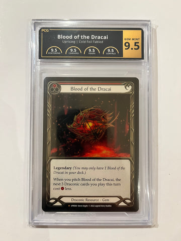 Blood of the Dracai - Cold Foil - 9.5 Graded PCG