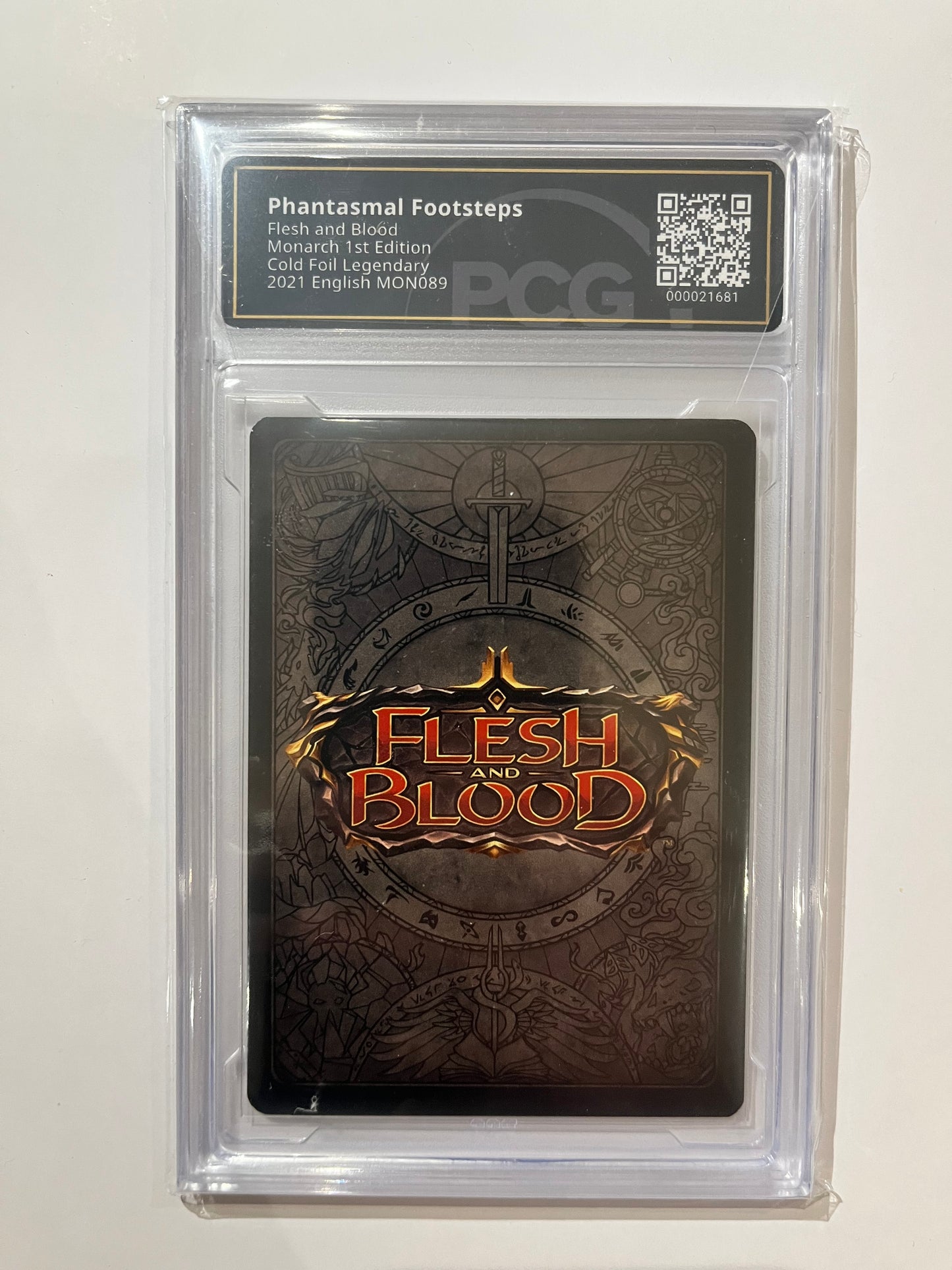 Phantasmal Footsteps - Cold Foil - 9.5 Graded PCG