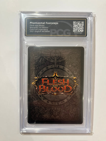 Phantasmal Footsteps - Cold Foil - 9.5 Graded PCG