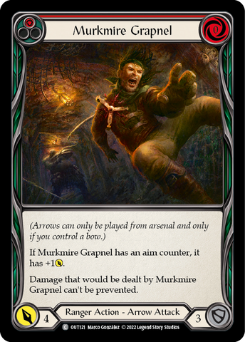 Murkmire Grapnel (Red) [OUT121] (Outsiders)  Rainbow Foil