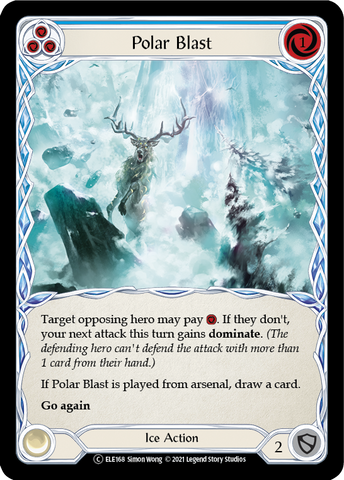 Polar Blast (Blue) [U-ELE168] (Tales of Aria Unlimited)  Unlimited Normal