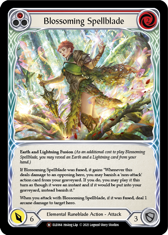 Blossoming Spellblade [U-ELE064] (Tales of Aria Unlimited)  Unlimited Normal