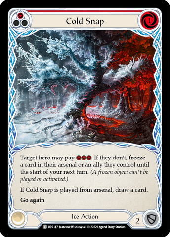 Cold Snap (Red) [UPR147] (Uprising)  Rainbow Foil