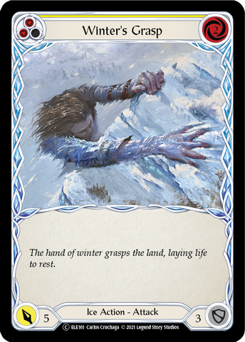 Winter's Grasp (Yellow) [U-ELE161] (Tales of Aria Unlimited)  Unlimited Normal