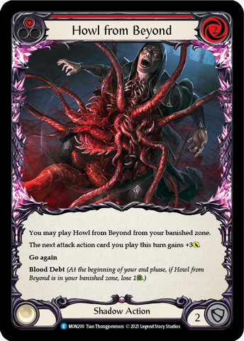 Howl from Beyond (Red) [MON200] (Monarch)  1st Edition Normal