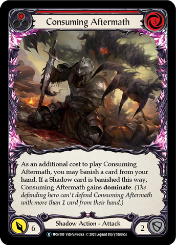 Consuming Aftermath (Red) [U-MON195] (Monarch Unlimited)  Unlimited Normal