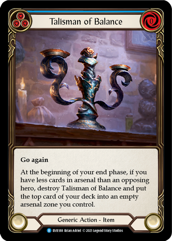 Talisman of Balance [EVR188] 1st Edition Cold Foil