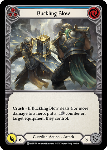 Buckling Blow (Blue) [U-WTR059] (Welcome to Rathe Unlimited)  Unlimited Rainbow Foil