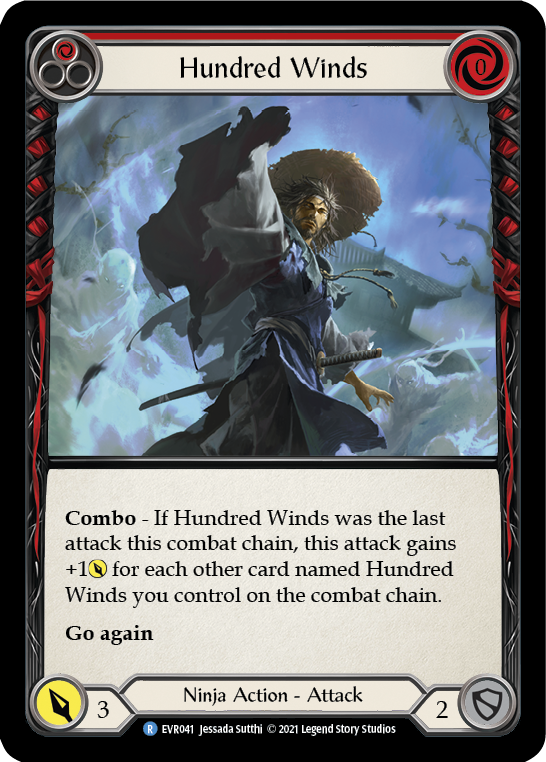 Hundred Winds (Red) [EVR041] 1st Edition Normal