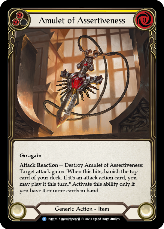 Amulet of Assertiveness [EVR176] 1st Edition Cold Foil