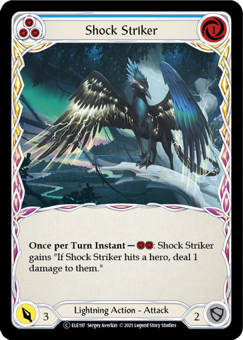 Shock Striker (Blue) [U-ELE197] (Tales of Aria Unlimited)  Unlimited Normal