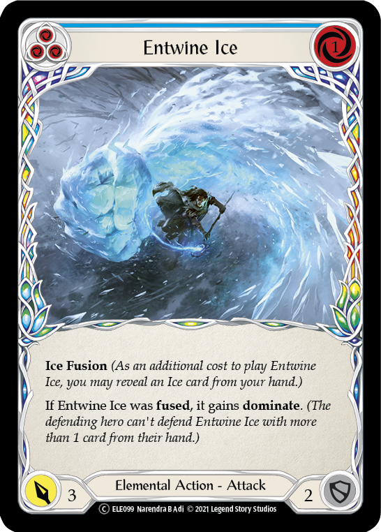 Entwine Ice (Blue) [U-ELE099] (Tales of Aria Unlimited)  Unlimited Normal