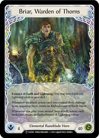 Briar, Warden of Thorns // Titan's Fist [U-ELE062] (Tales of Aria Unlimited)  Unlimited Normal