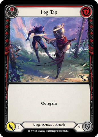 Leg Tap (Red) [U-WTR101] (Welcome to Rathe Unlimited)  Unlimited Rainbow Foil