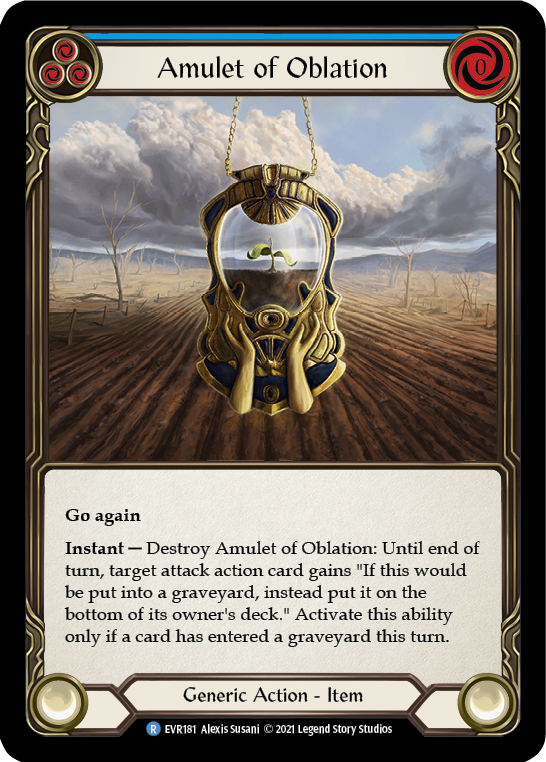 Amulet of Oblation [EVR181] 1st Edition Cold Foil