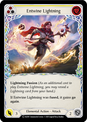 Entwine Lightning (Yellow) [U-ELE101] (Tales of Aria Unlimited)  Unlimited Normal
