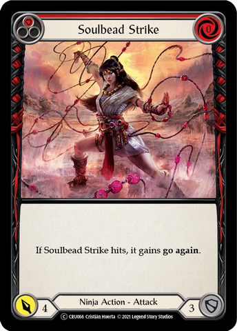 Soulbead Strike (Red) [U-CRU066] (Crucible of War Unlimited)  Unlimited Normal
